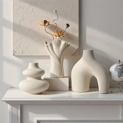 Bohemian Style Creative Simple Small Vase Set, Home Decor Indoor Desktop Ornament, Flower Arrangement Decoration Gift
